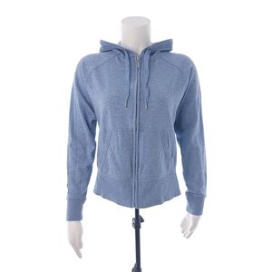 Eddie Bauer Womens Sz S Blue Full Zip Hoodie